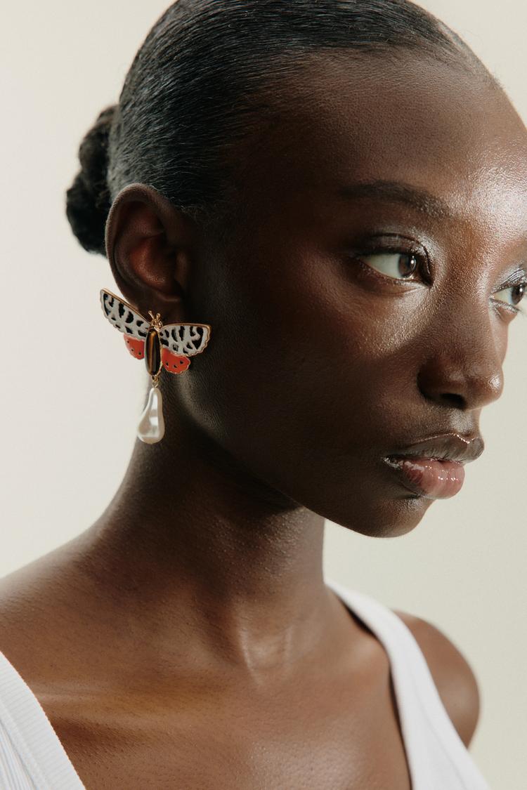 Papillon Pearl Küpe