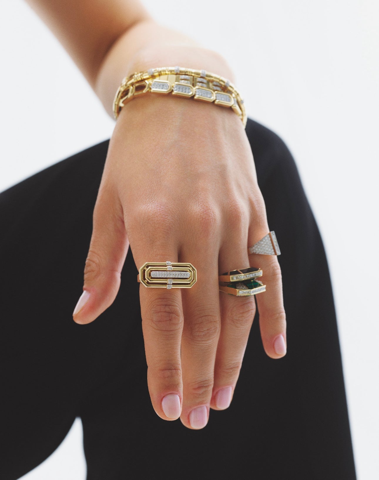 Sophia Yüzük (Yatay Form) - Aven & Laurel