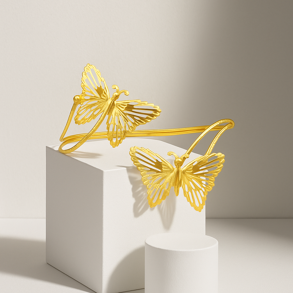 Papillia Kelepçe (Pazu Armcuff Model) - Aven & Laurel