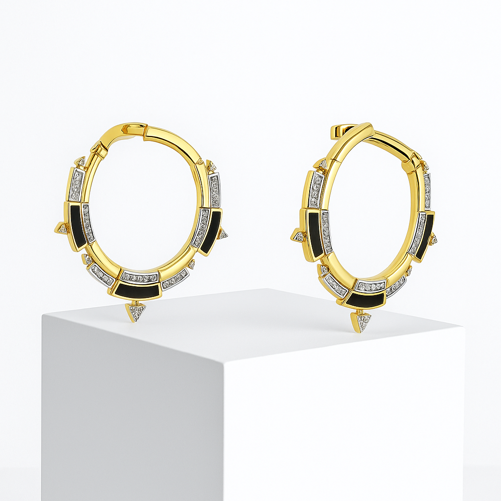 Noctelle Hoops Küpe - Aven & Laurel