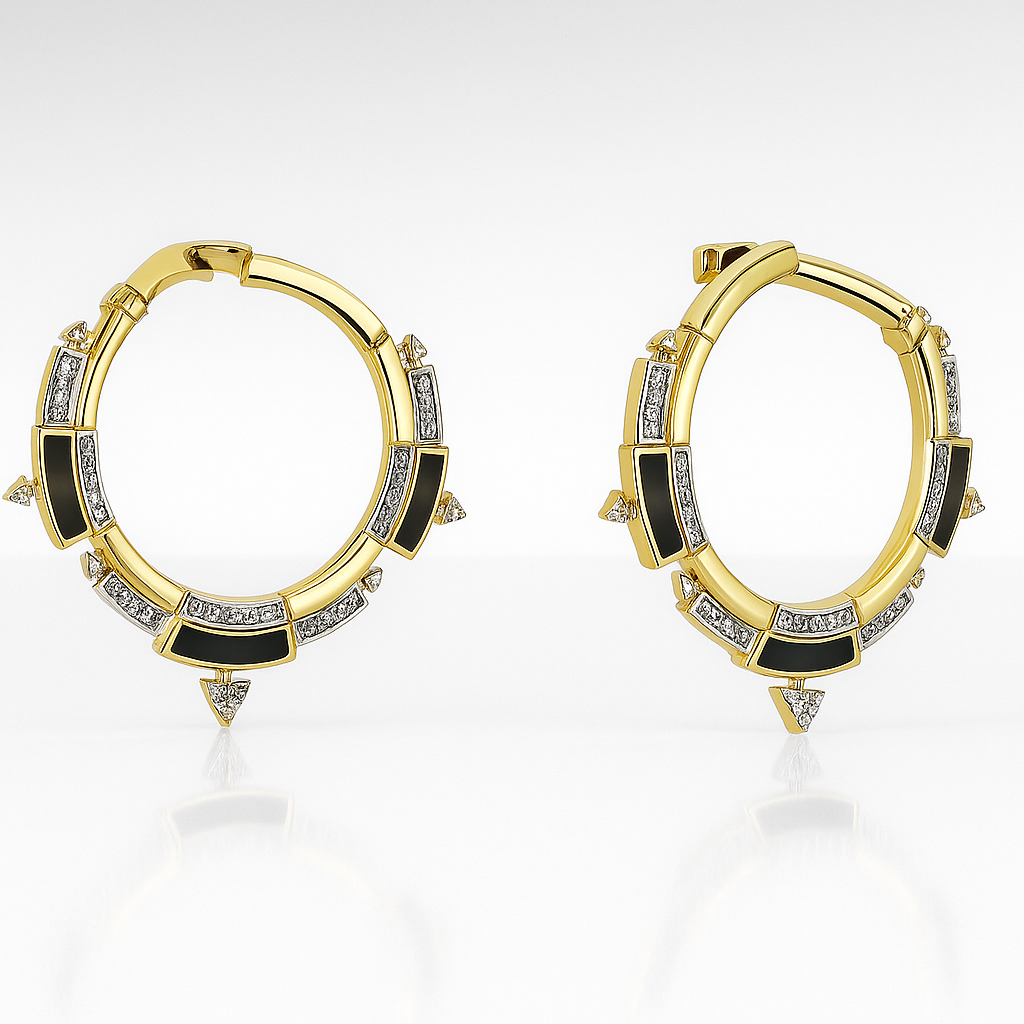 Noctelle Hoops Küpe - Aven & Laurel