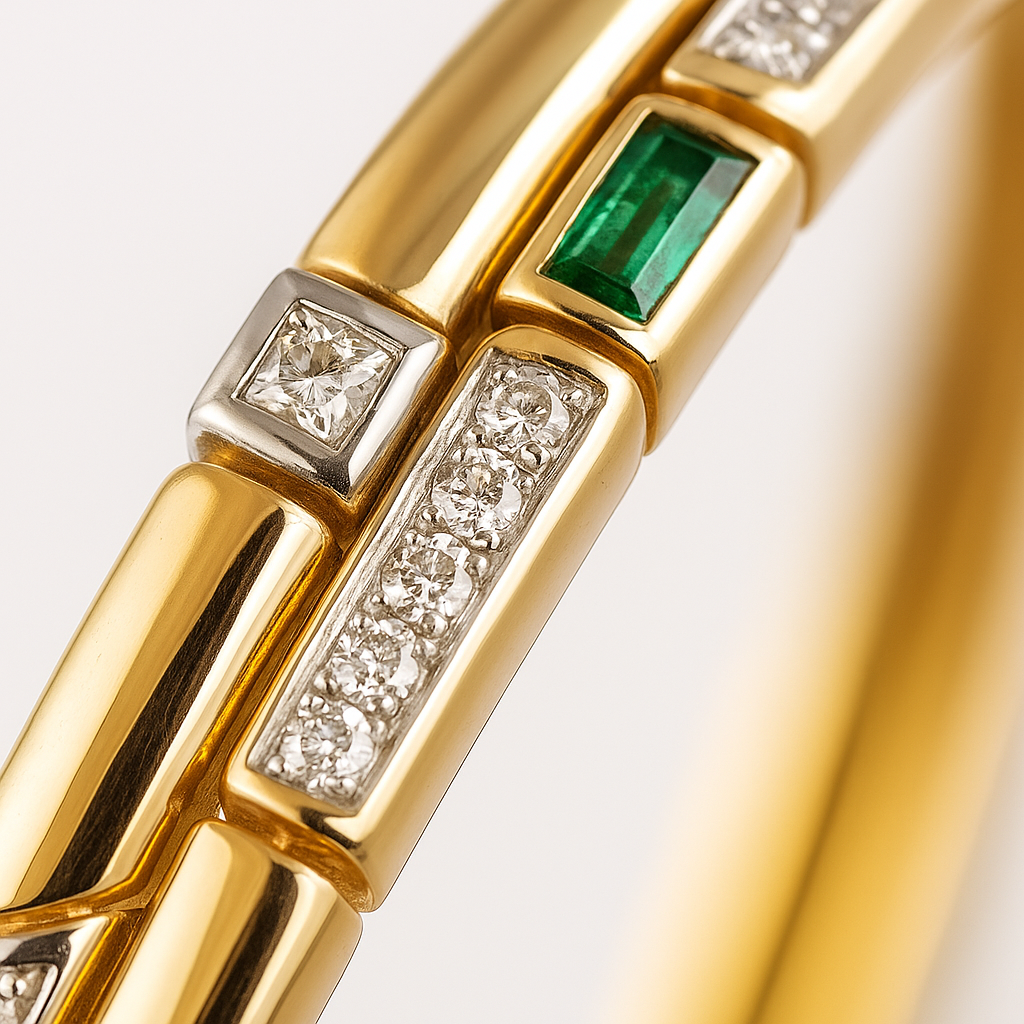 Émeraude Line Kelepçe - Aven & Laurel