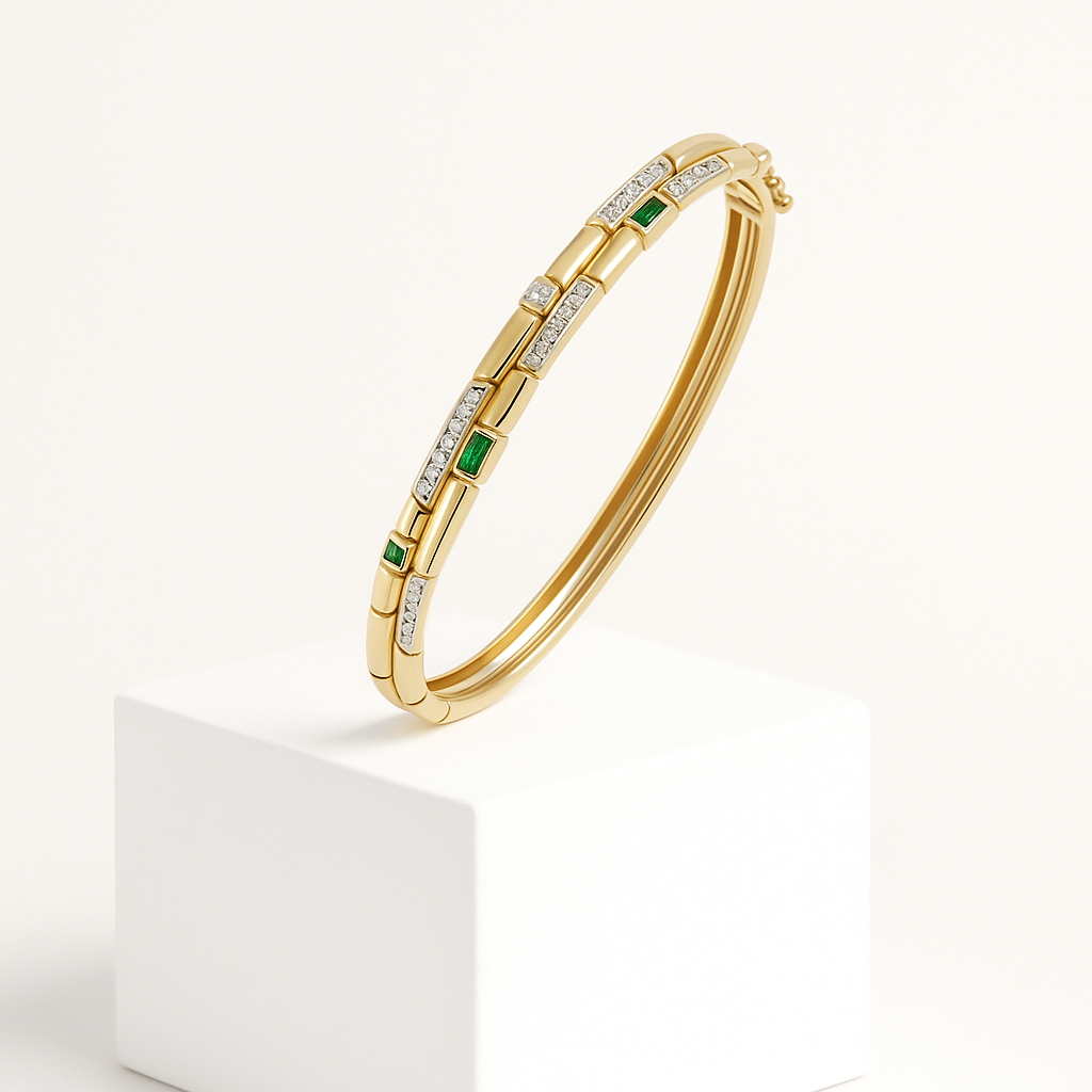 Émeraude Line Kelepçe - Aven & Laurel