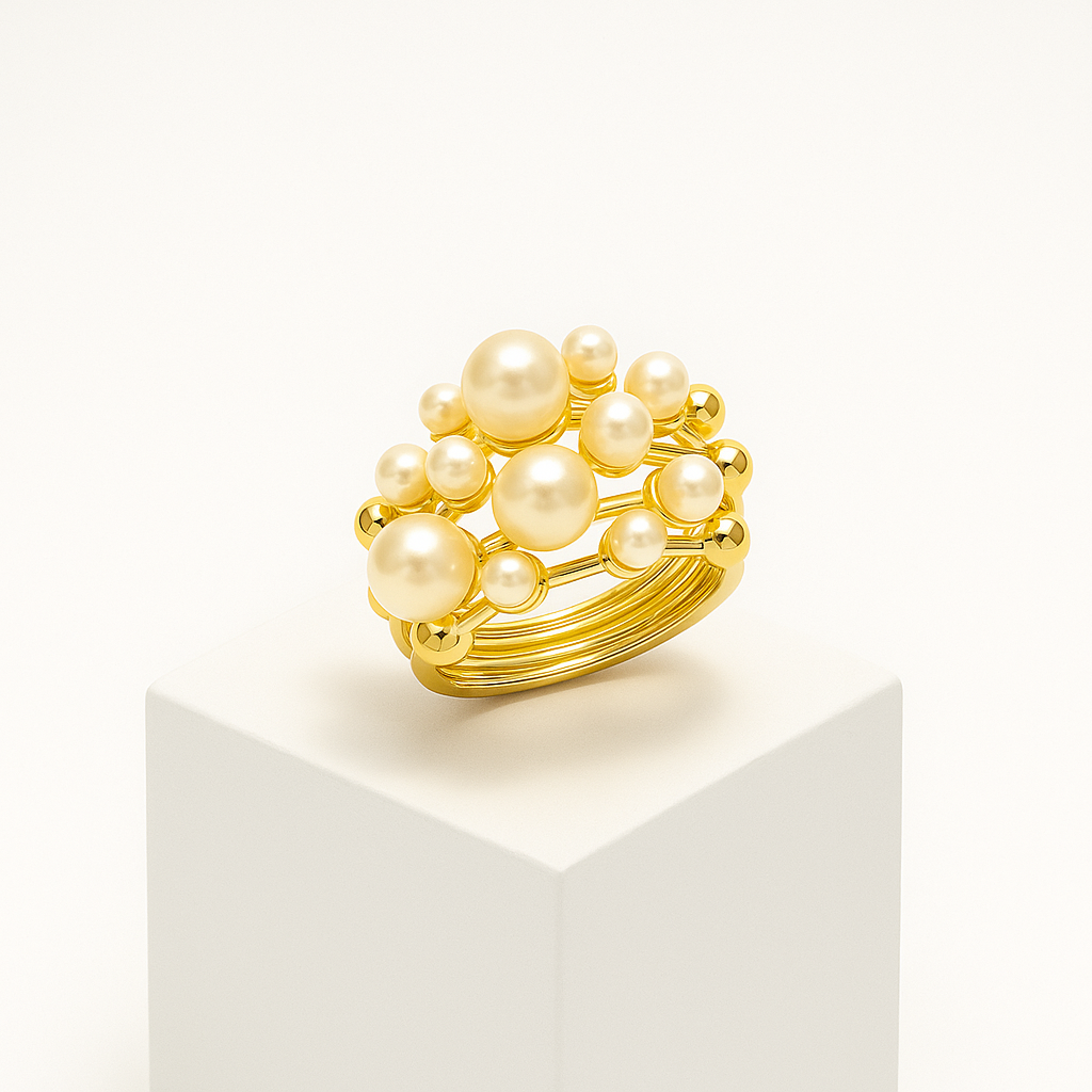 Pearl Nebula Yüzük - Aven & Laurel