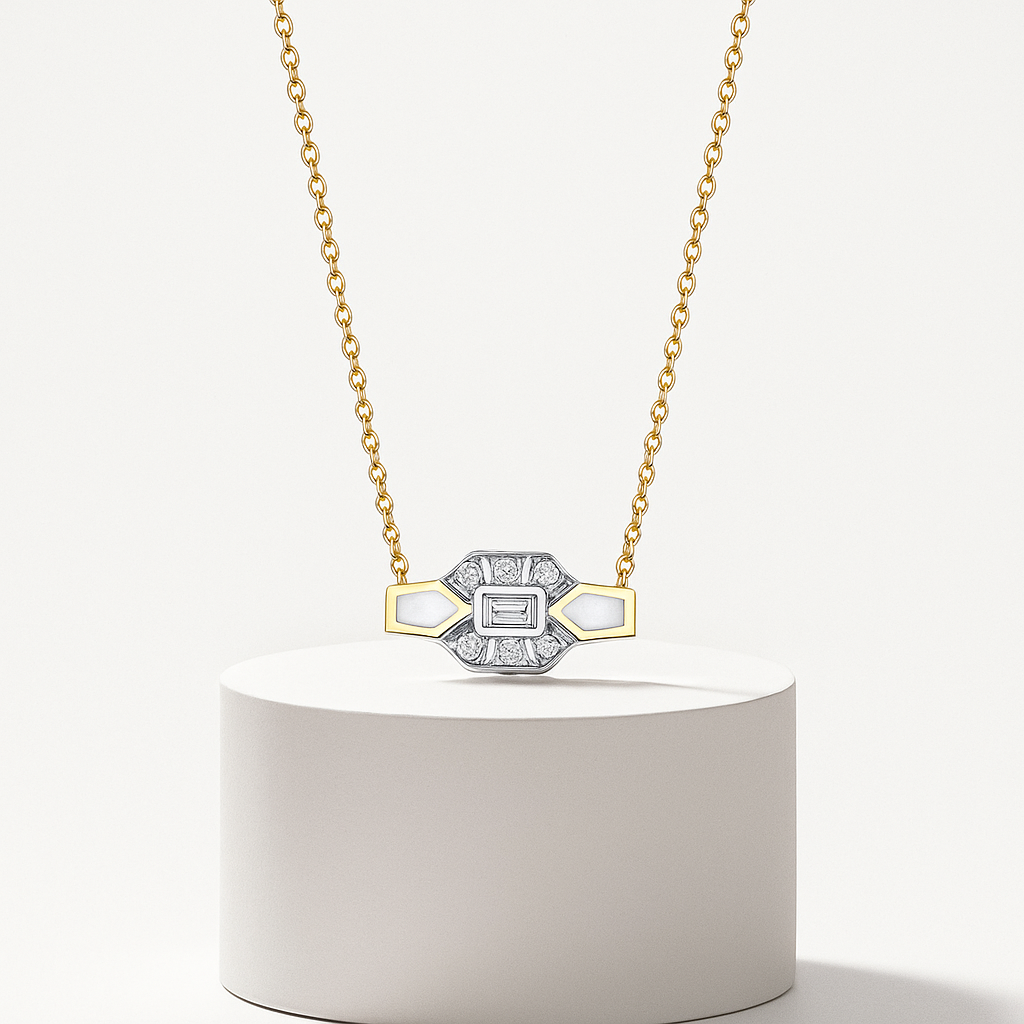 Lumen Crest Kolye - Aven & Laurel