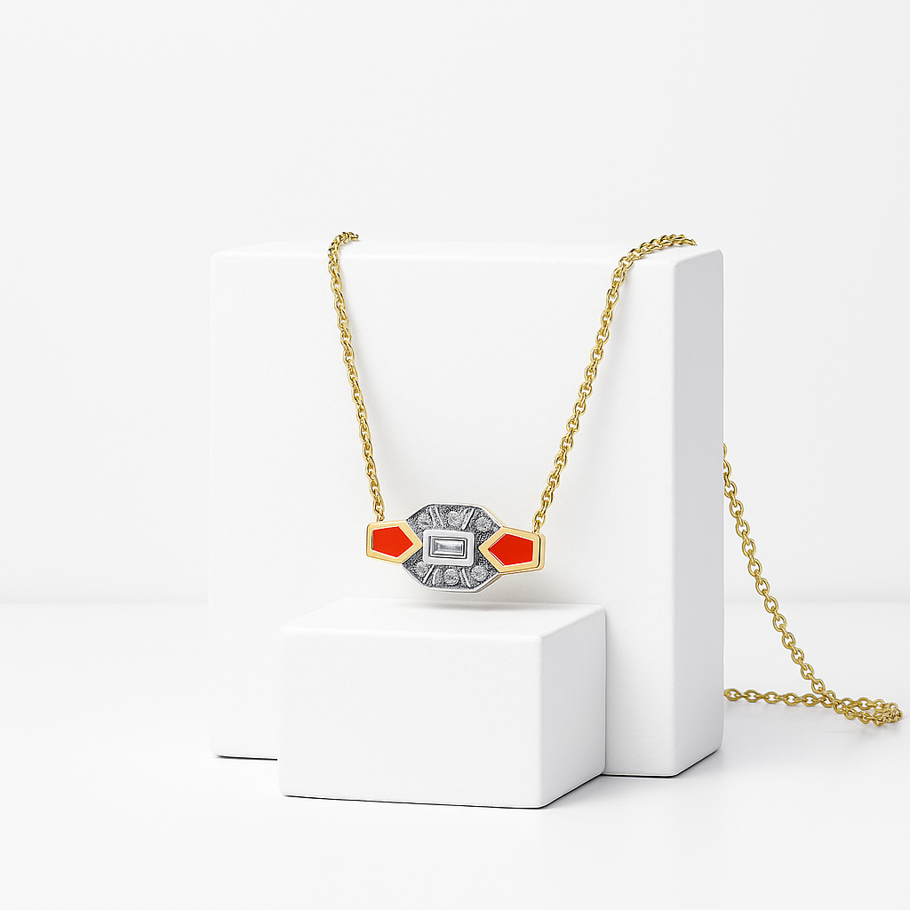 Vermil Crest Kolye - Aven & Laurel