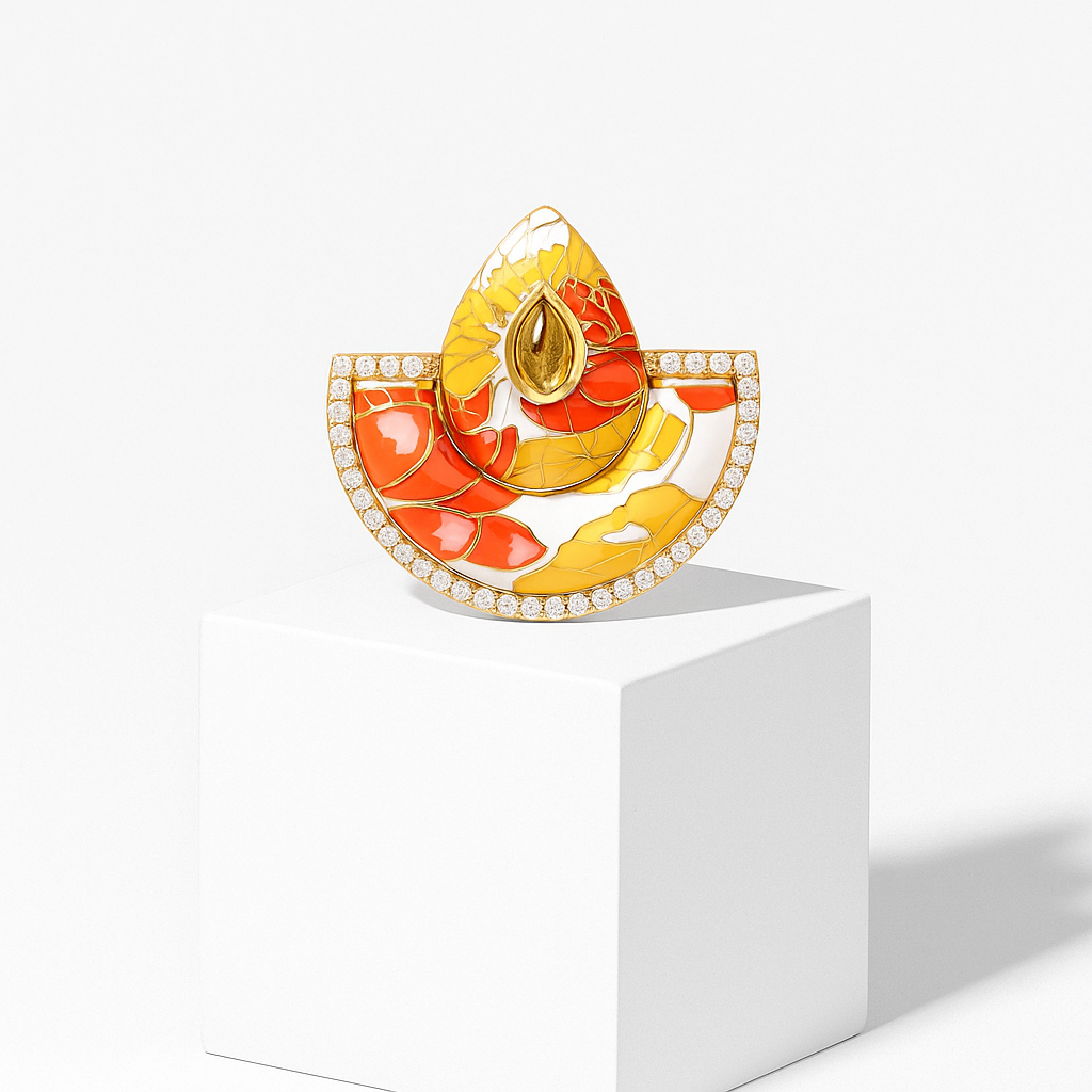 Scarlet–Saffron Küpe