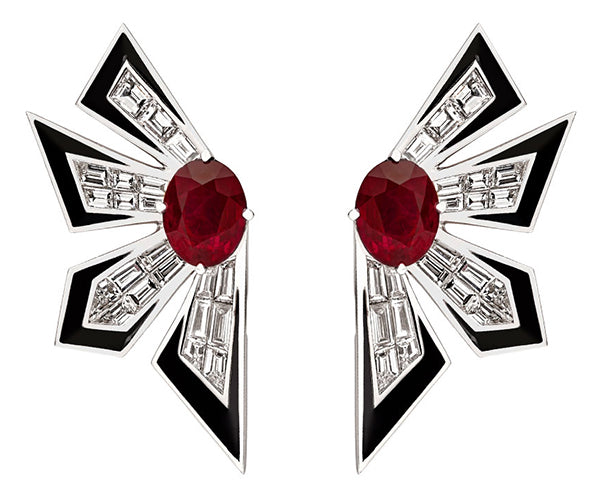 Noir Comet Küpe - Aven & Laurel