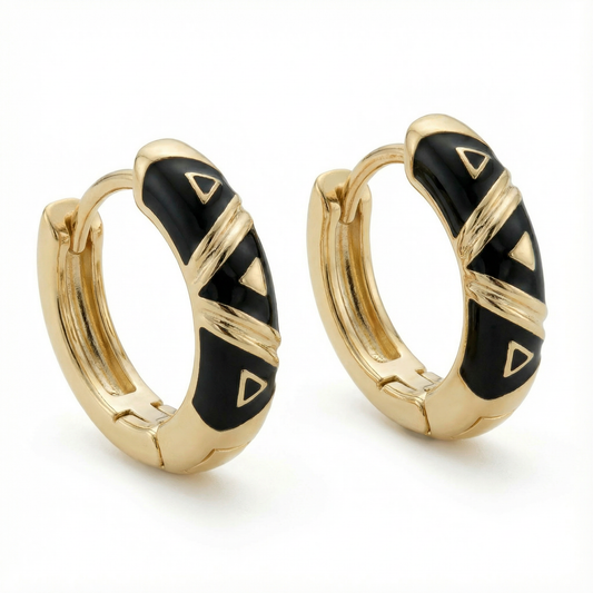 Tribal Noir Earrings