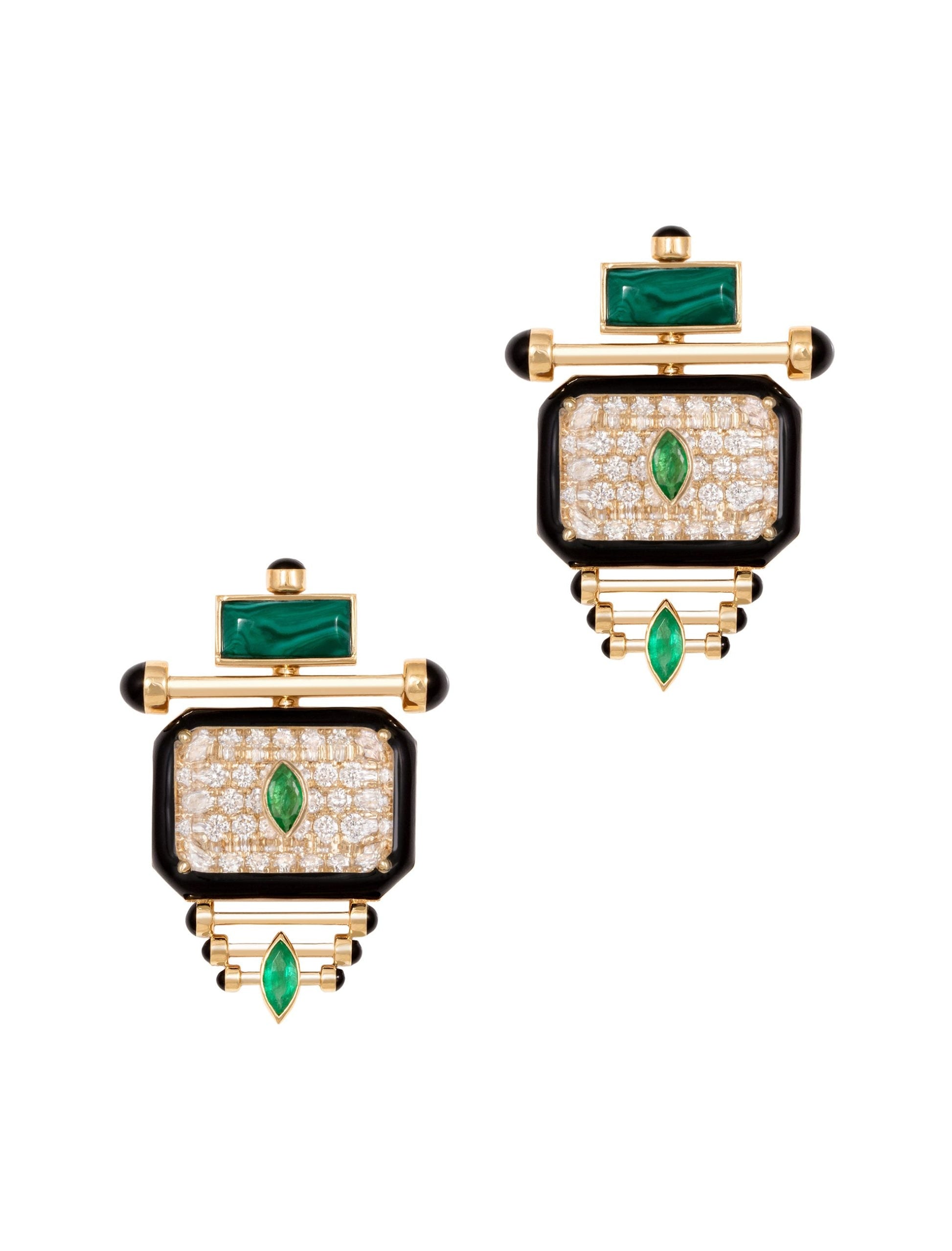 Arcadia Treillis Küpe - Aven & Laurel