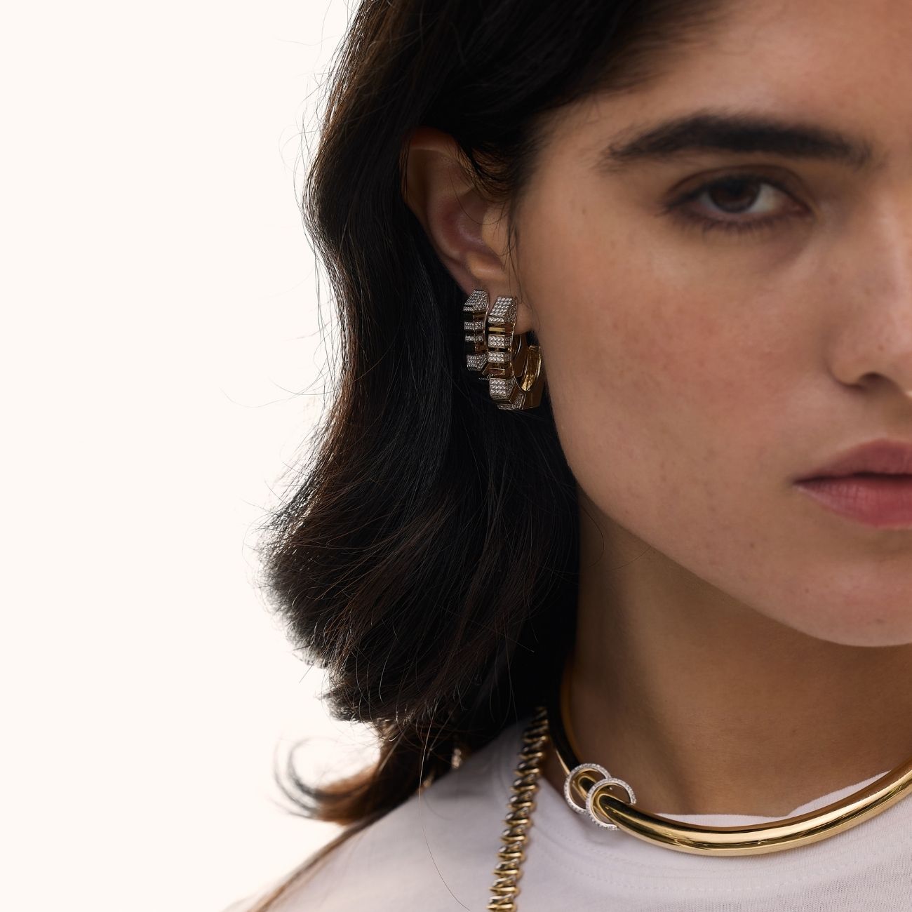 Bold Pave Küpe - Aven & Laurel