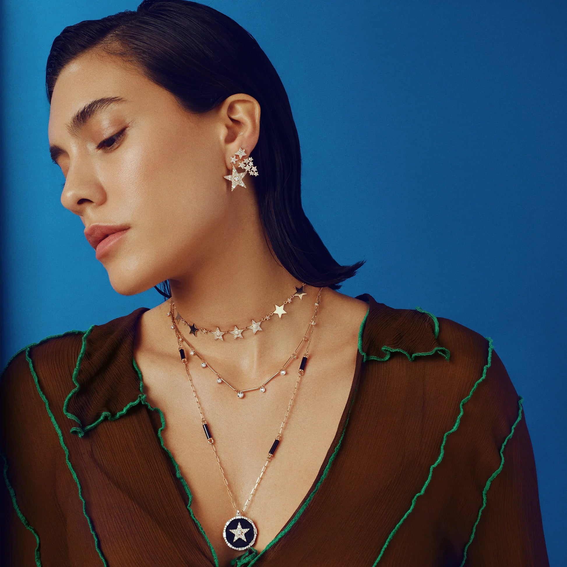 Gouttes Galaxie Küpe - Aven & Laurel