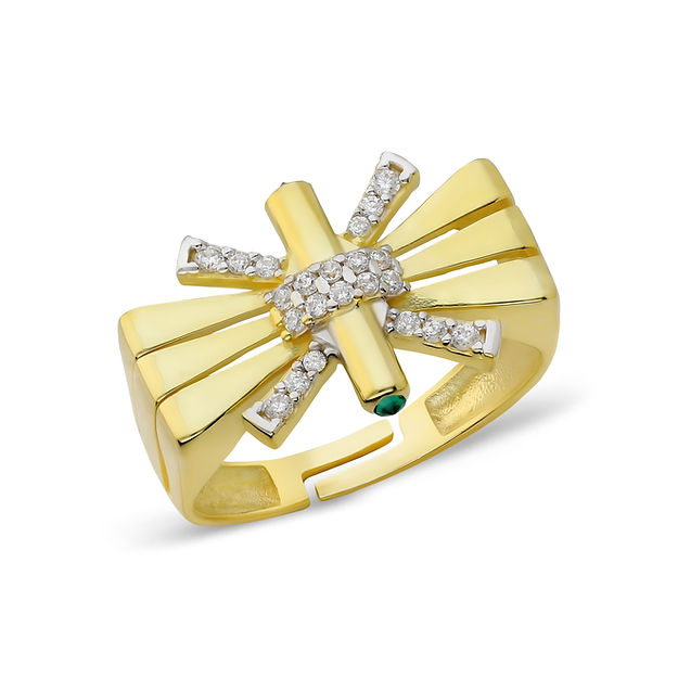 Serene Spiral Yüzük - Aven & Laurel