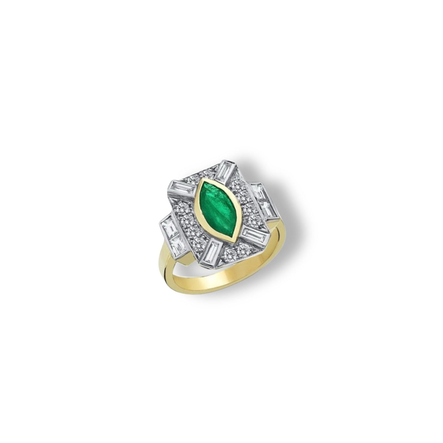 Regal Emerald Yüzük - Aven & Laurel