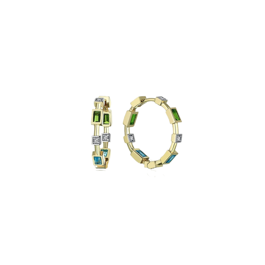 Aqua Resonance Küpe - Aven & Laurel