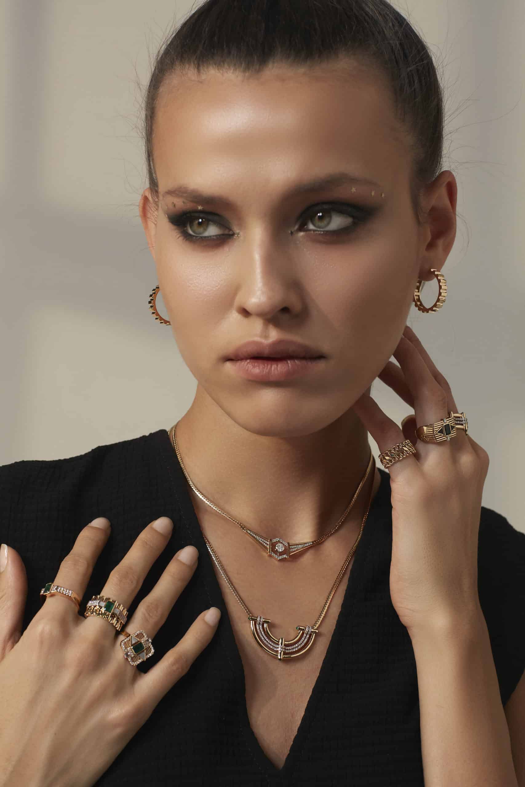 Opulent Interlock Kolye - Aven & Laurel