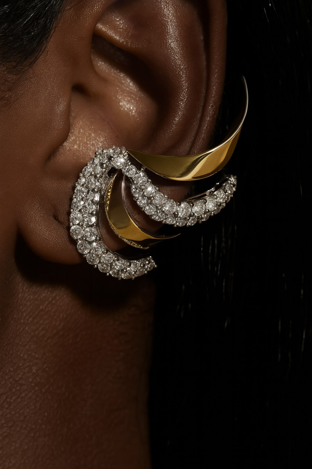 Noctavell Earcuff - Aven & Laurel