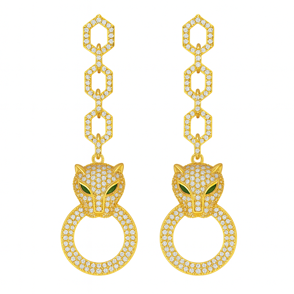 Virexa Panther Küpe - Aven & Laurel