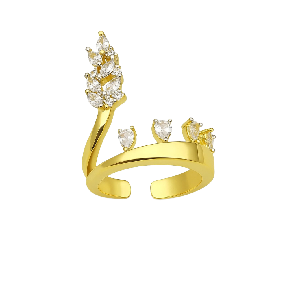 Crystal Fern Yüzük - Aven & Laurel