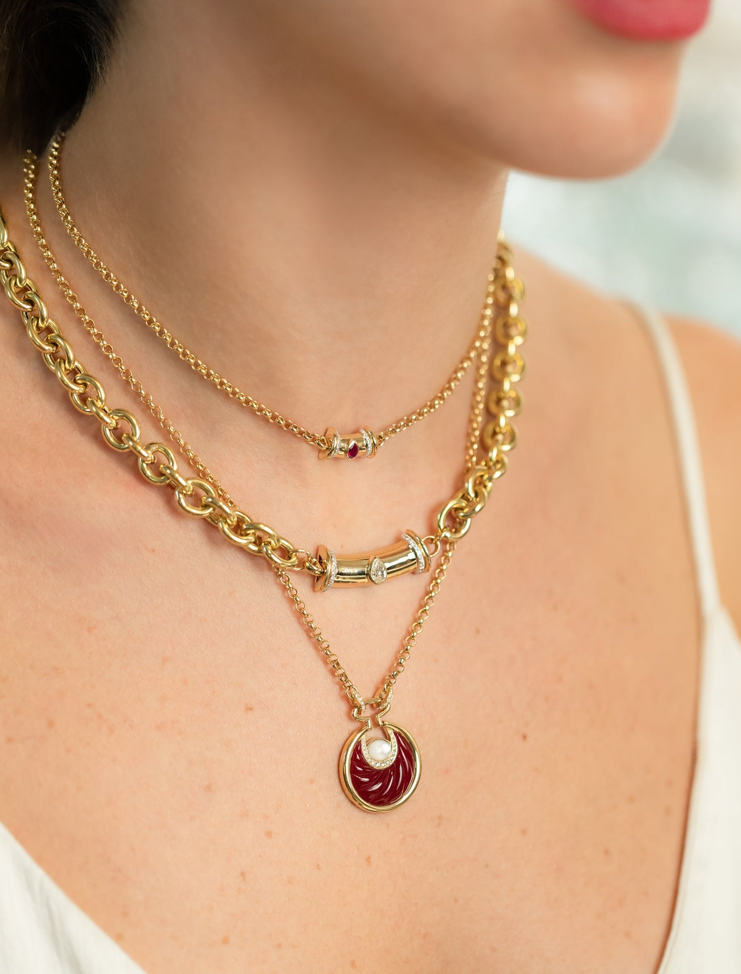 Sceau de Lumière Kolye - Aven & Laurel