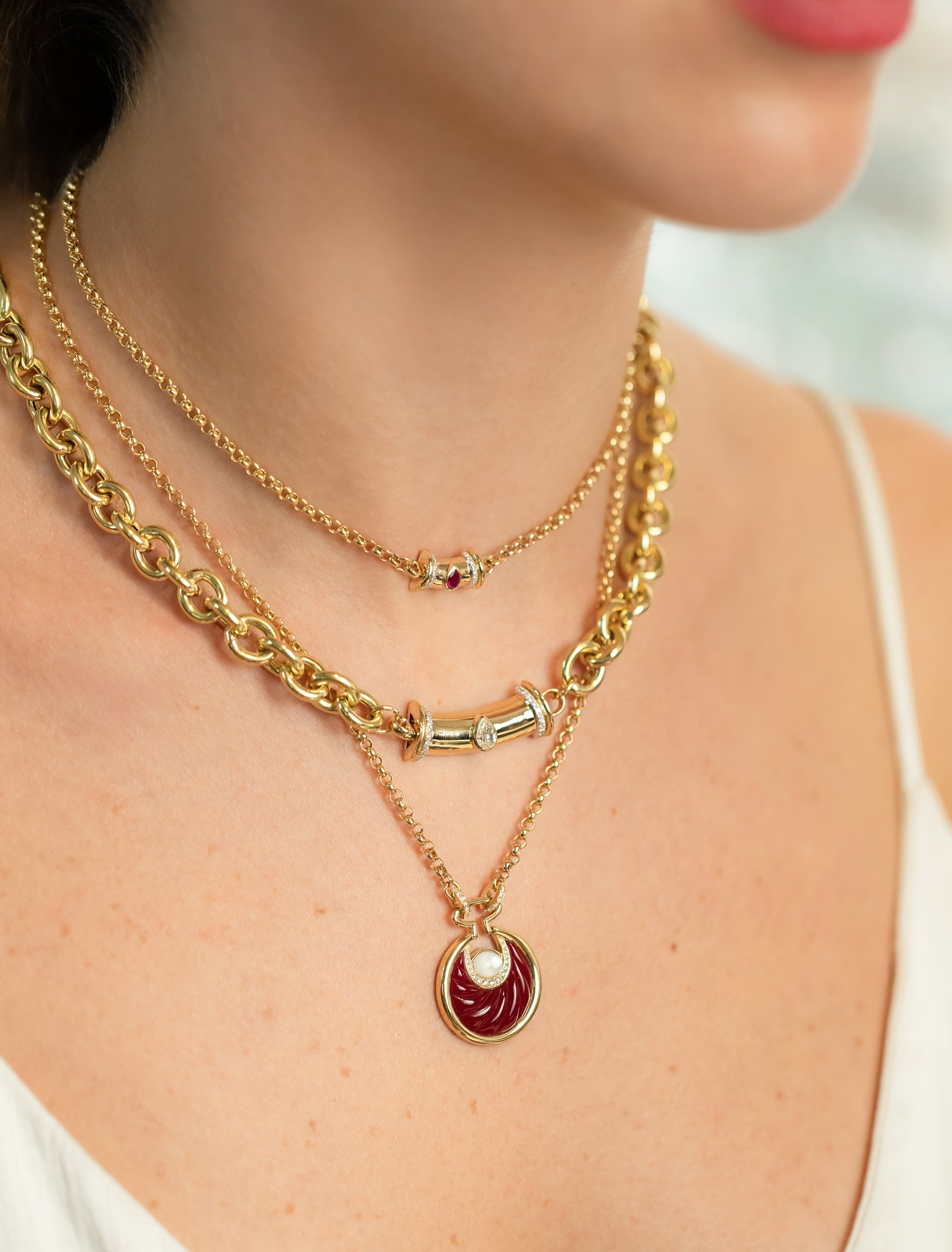 Sceau de Lumière Kolye - Aven & Laurel