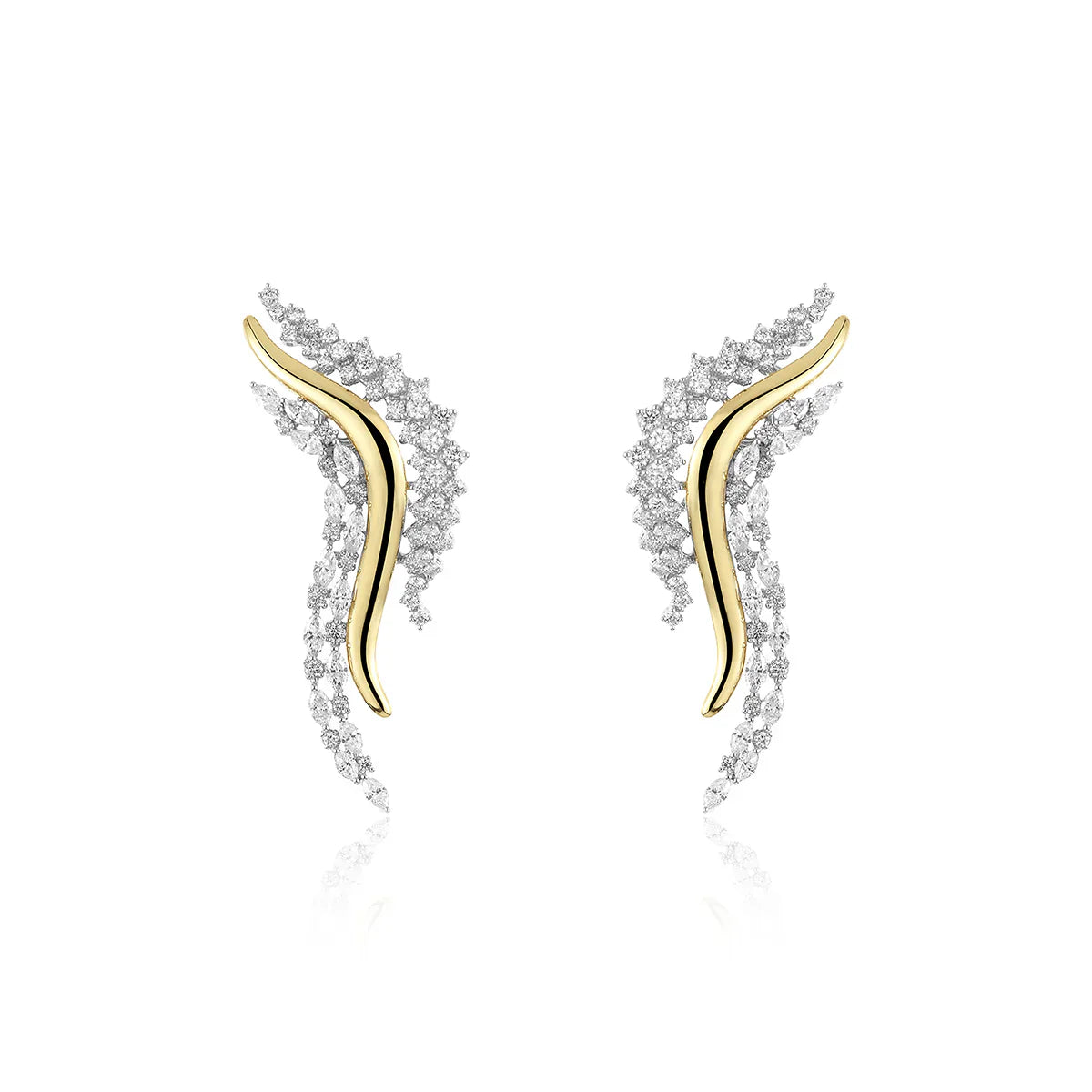 Lumière Swoop Küpe - Aven & Laurel