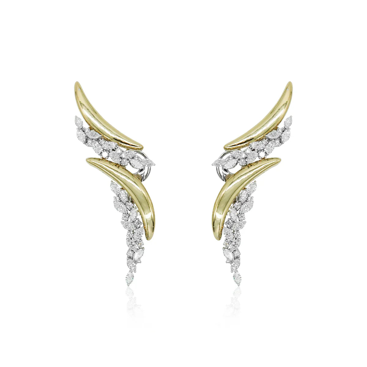 Zéphyr Doré Küpe - Aven & Laurel