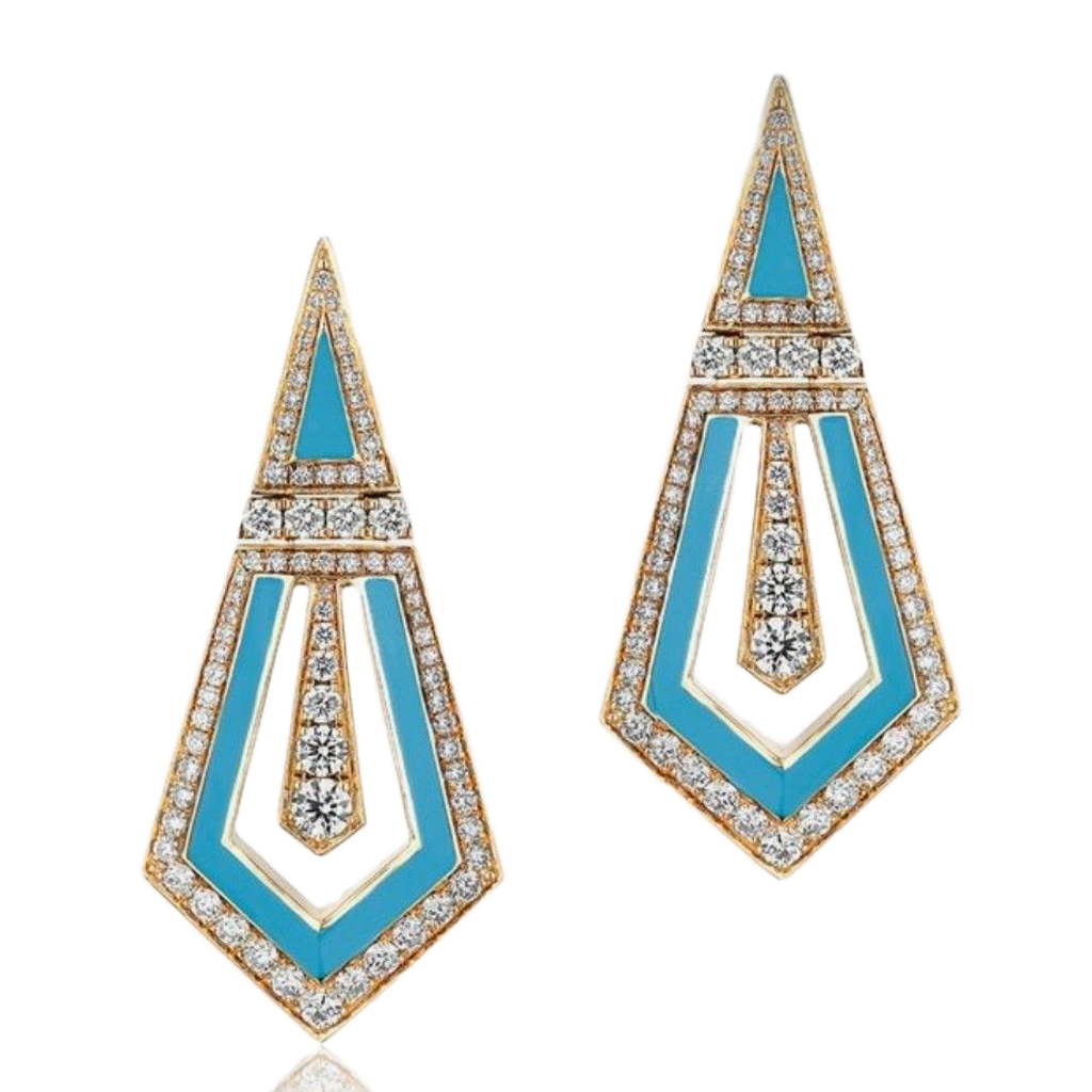 Flèche Opaline Küpe - Aven & Laurel