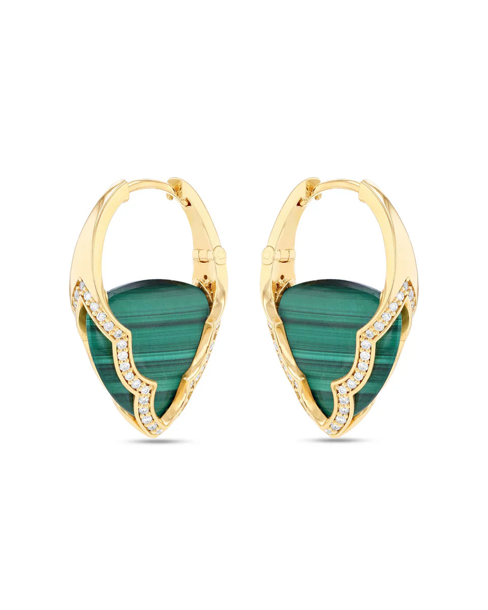 Viridian Tide Küpe - Aven & Laurel