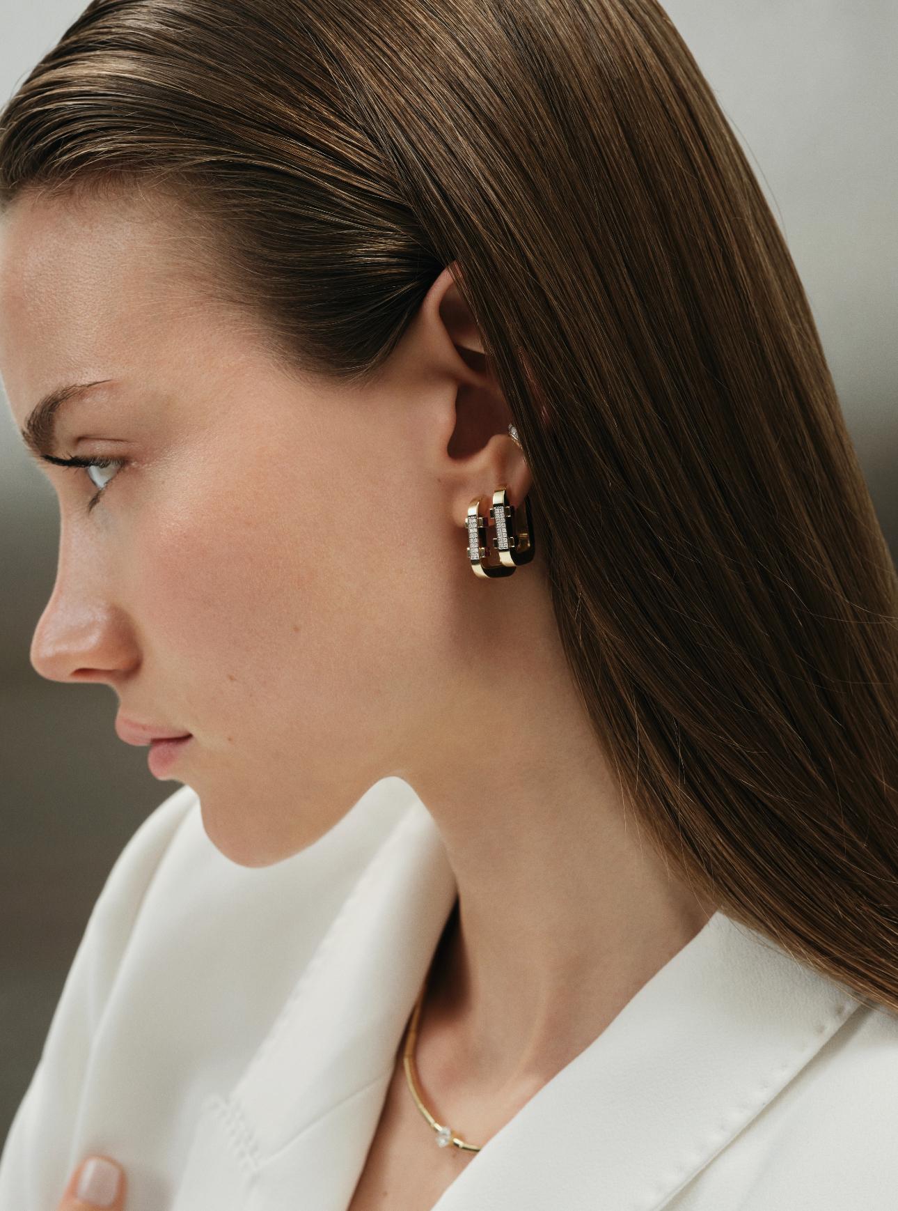 Carabine Rubis Küpe - Aven & Laurel