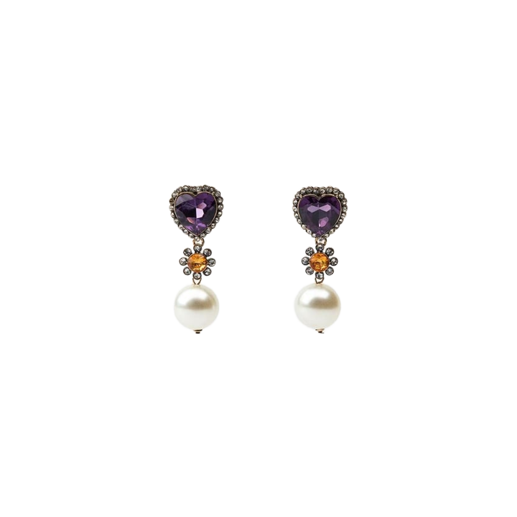 Iris & Perle Küpe - Aven & Laurel