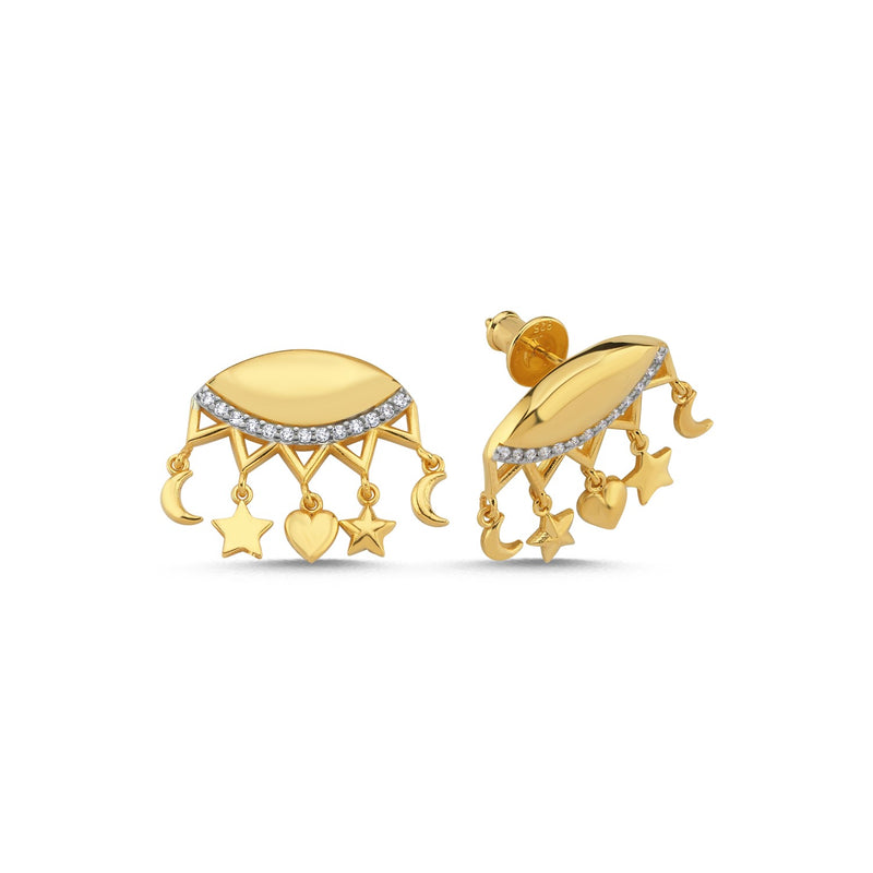 Captivating Gaze Küpe - Aven & Laurel