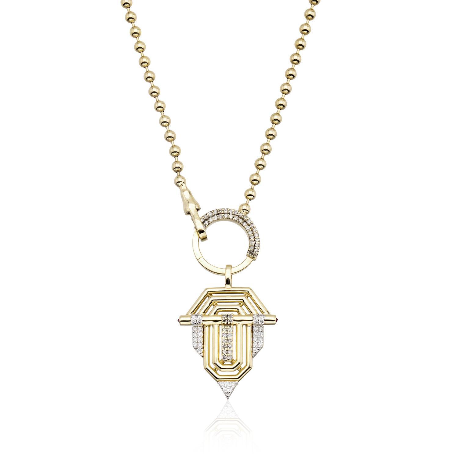 Kilitli Sienna Kolye - Aven & Laurel