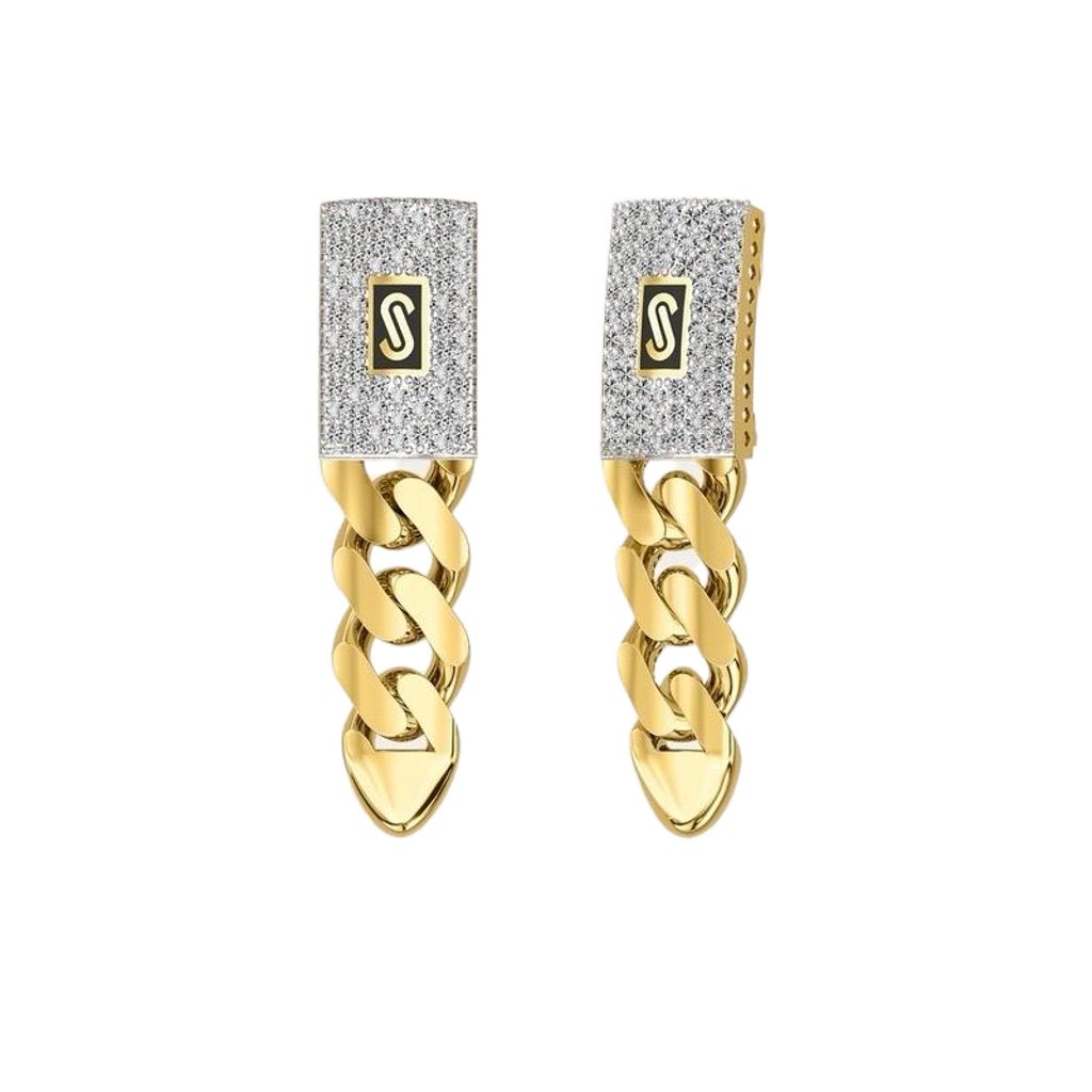 Lustre Chain Küpe - Aven & Laurel