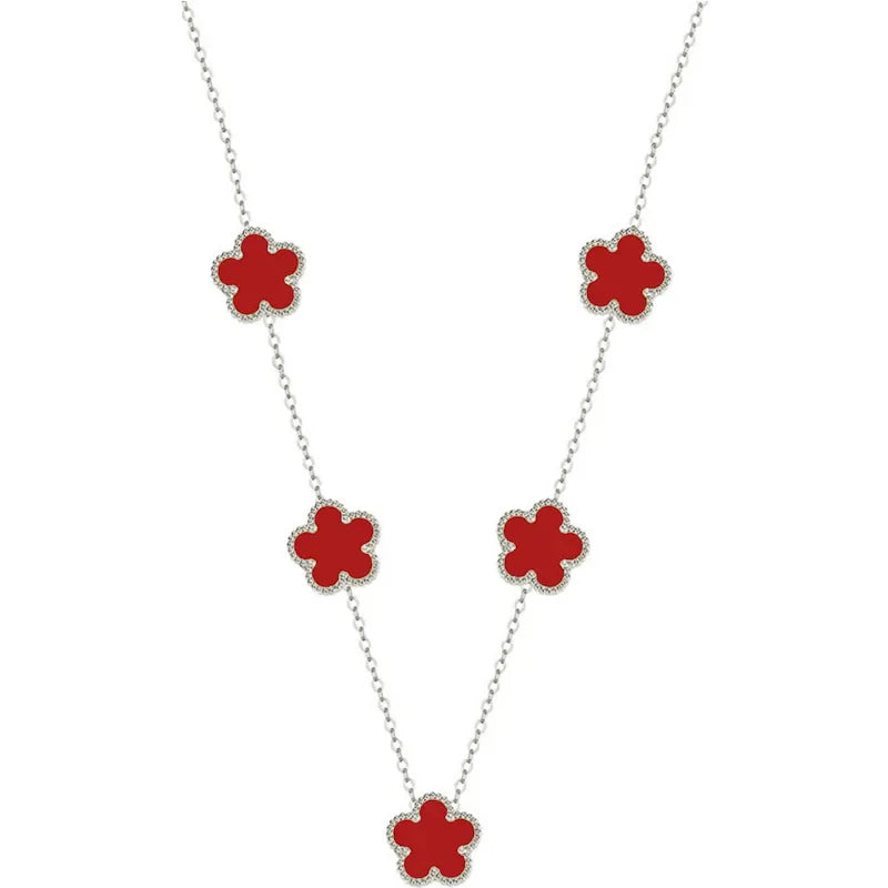 VCA Kolye Bordo - Aven & Laurel