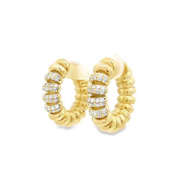 Brillobeam Hoops Küpe - Aven & Laurel