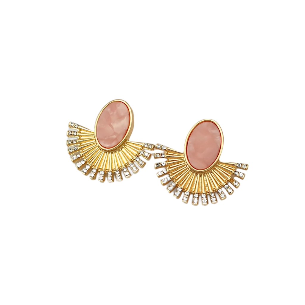 Soleil Roséa Küpe - Aven & Laurel