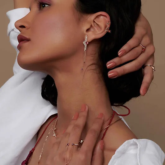 Aurora Lattice Küpe