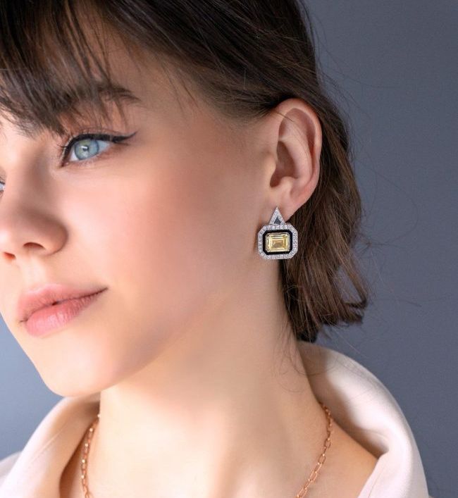 Golden Halo Küpe - Aven & Laurel