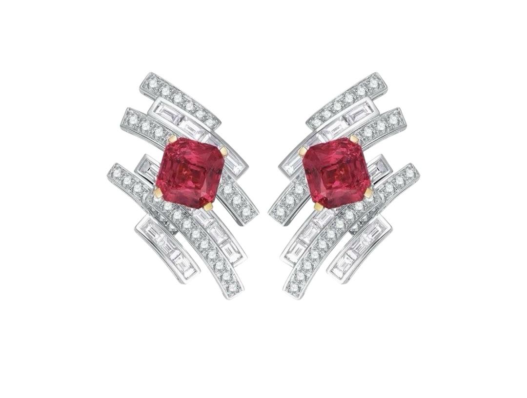 Ruby Crescendo Küpe - Aven & Laurel