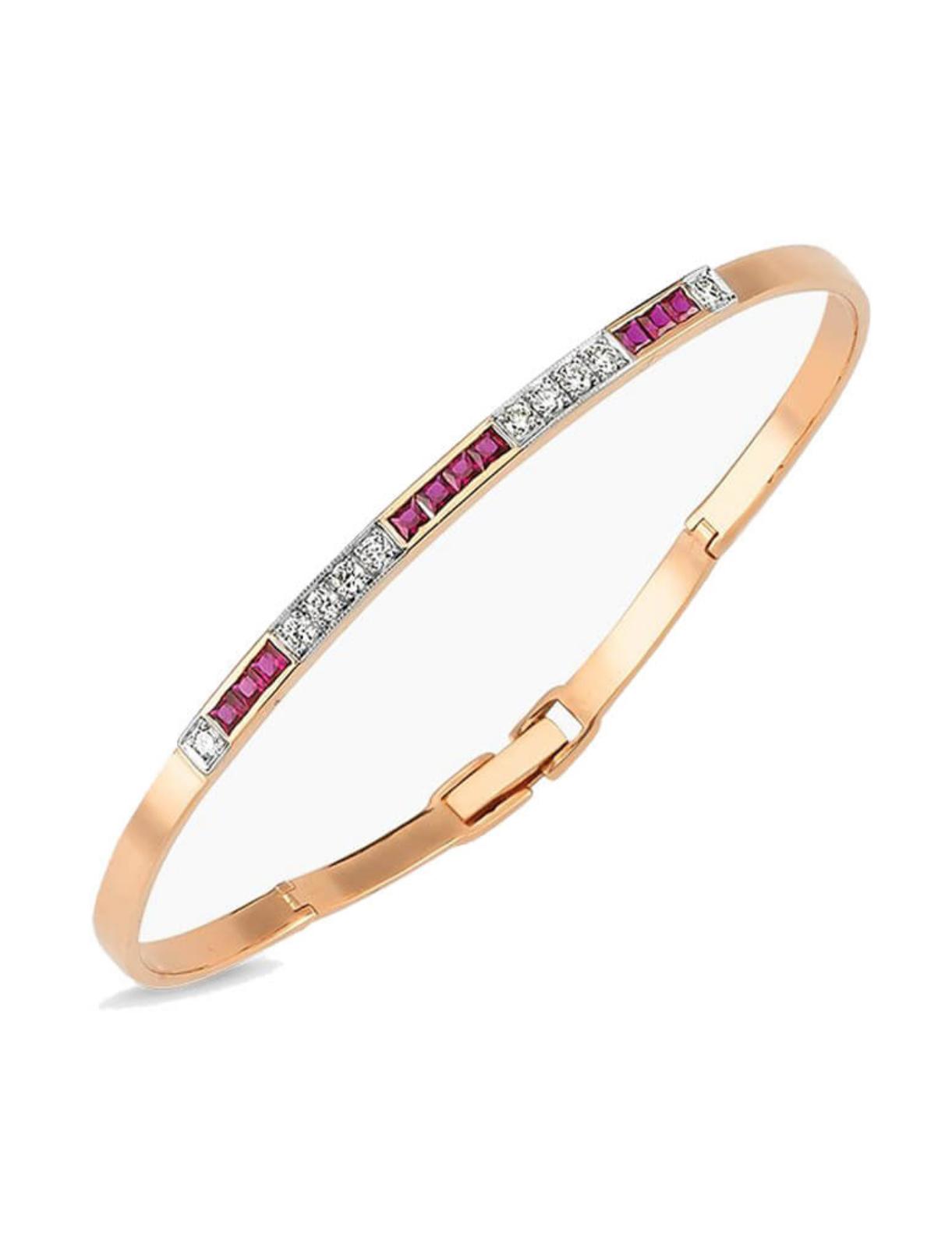 Ruby Rail Kelepçe - Aven & Laurel