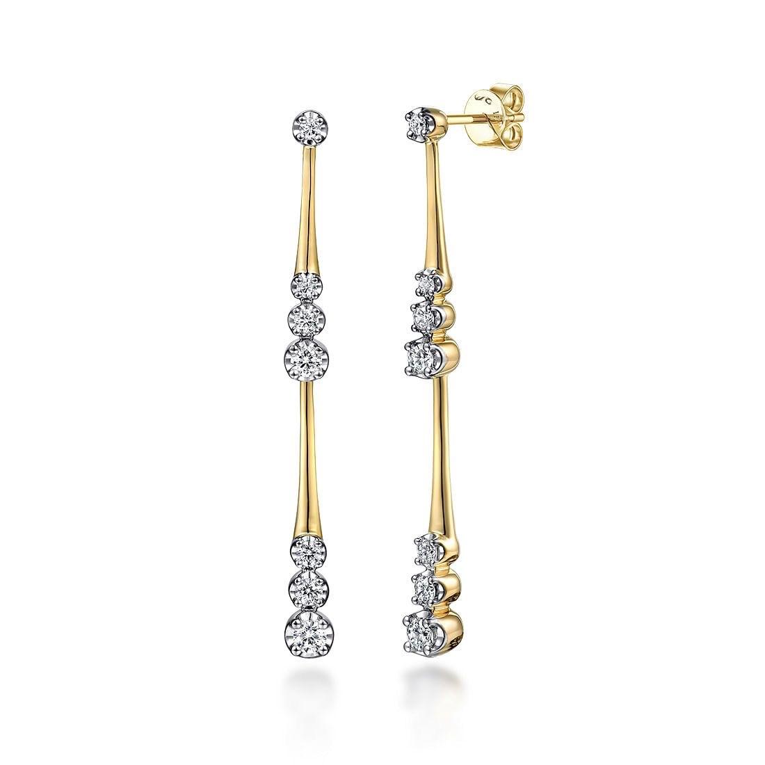 Celeste Taper Küpe - Aven & Laurel