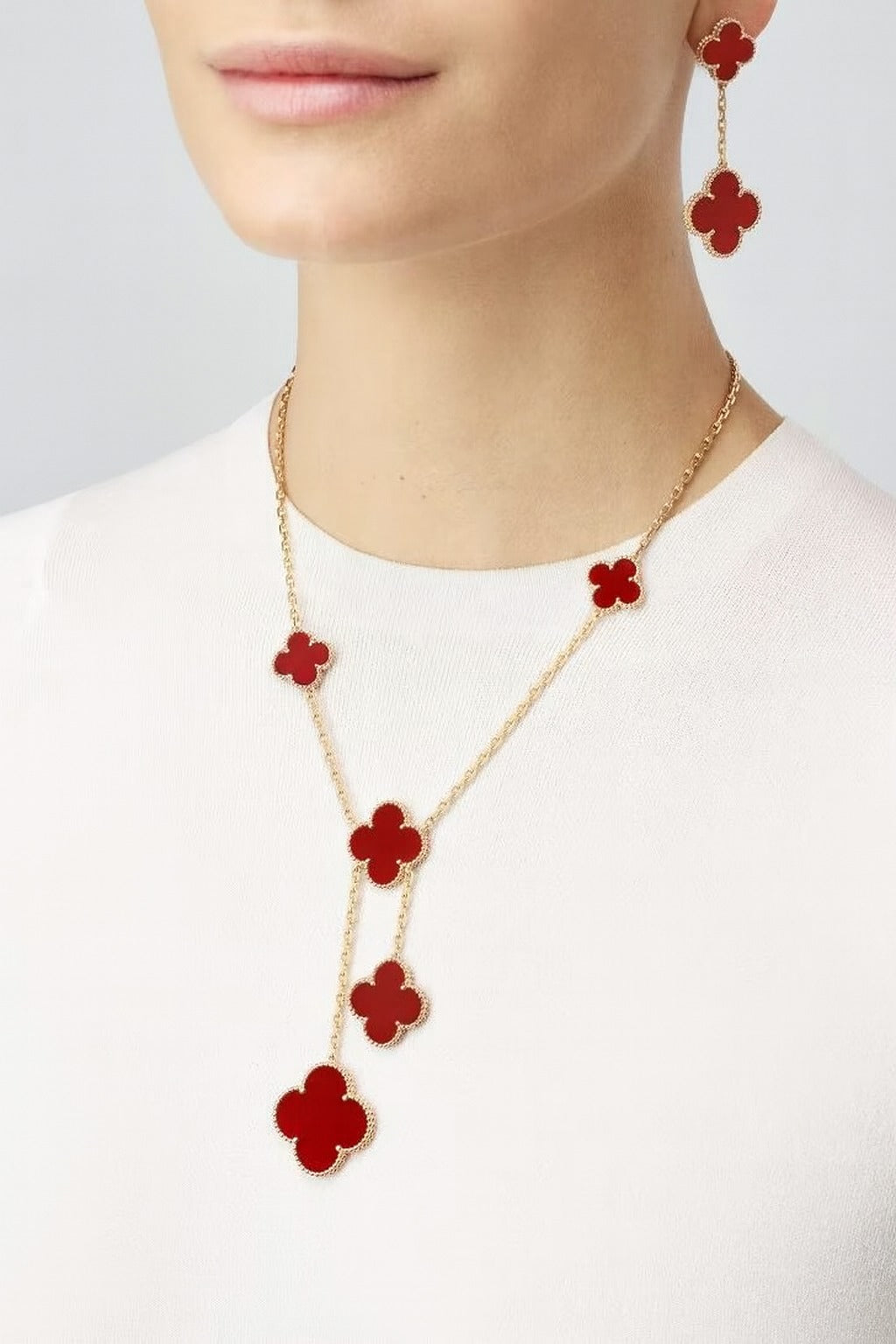 VCA Aurelia Clover Kolye (İthal Kutulu Model)