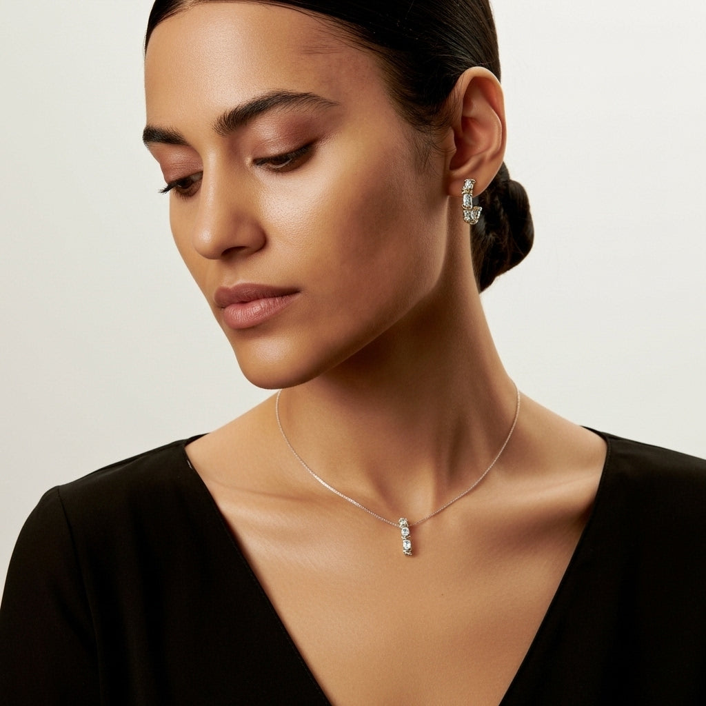 Cross Xo Küpe (İthal Kutulu Model)