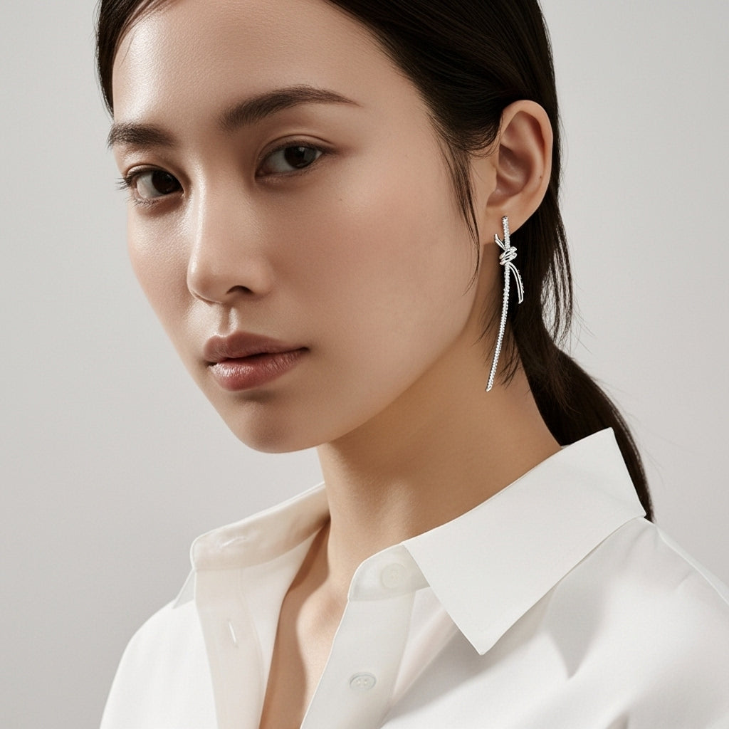 Infinity Ties Küpe (İthal Kutulu Model)