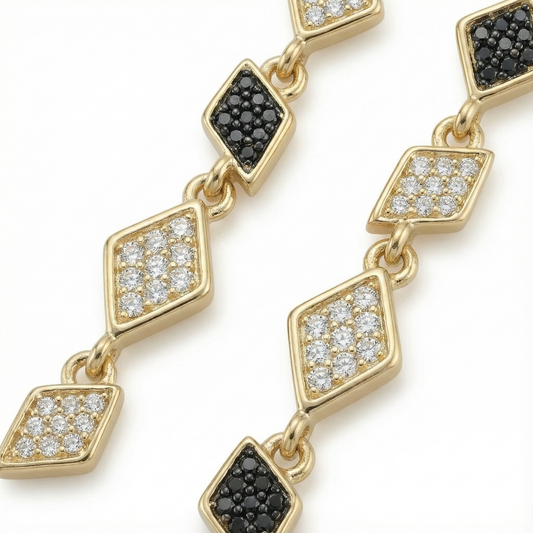 Geometric Harlequin Earrings