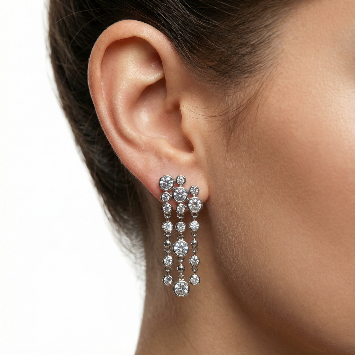 Caviar Ridge Earrings