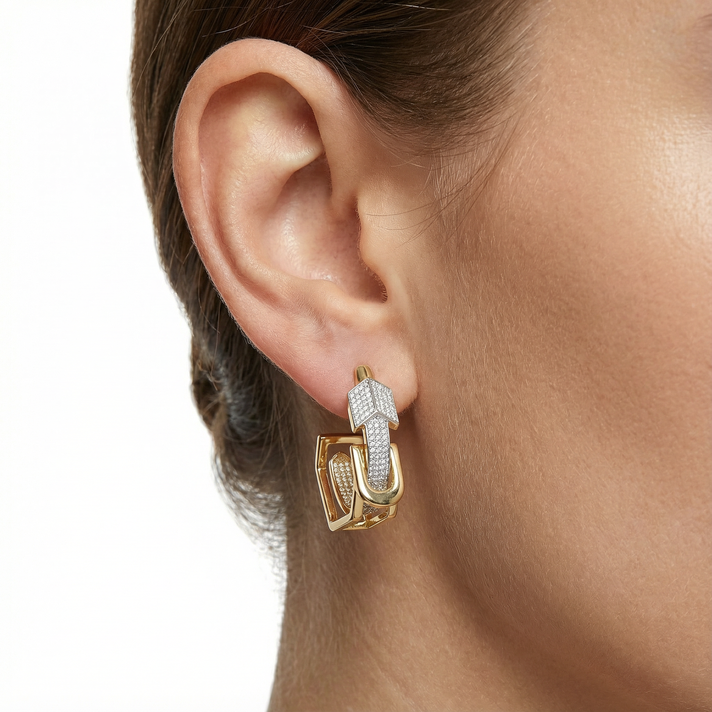 Gilded Caviar Earrings