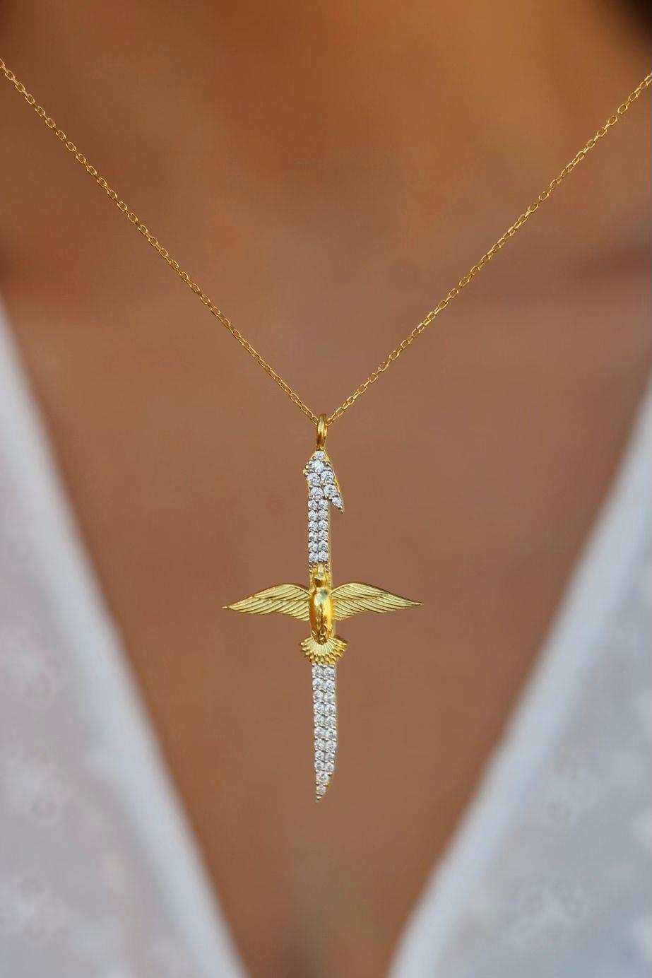 Elif Anka Kuşu Kolye - Aven & Laurel