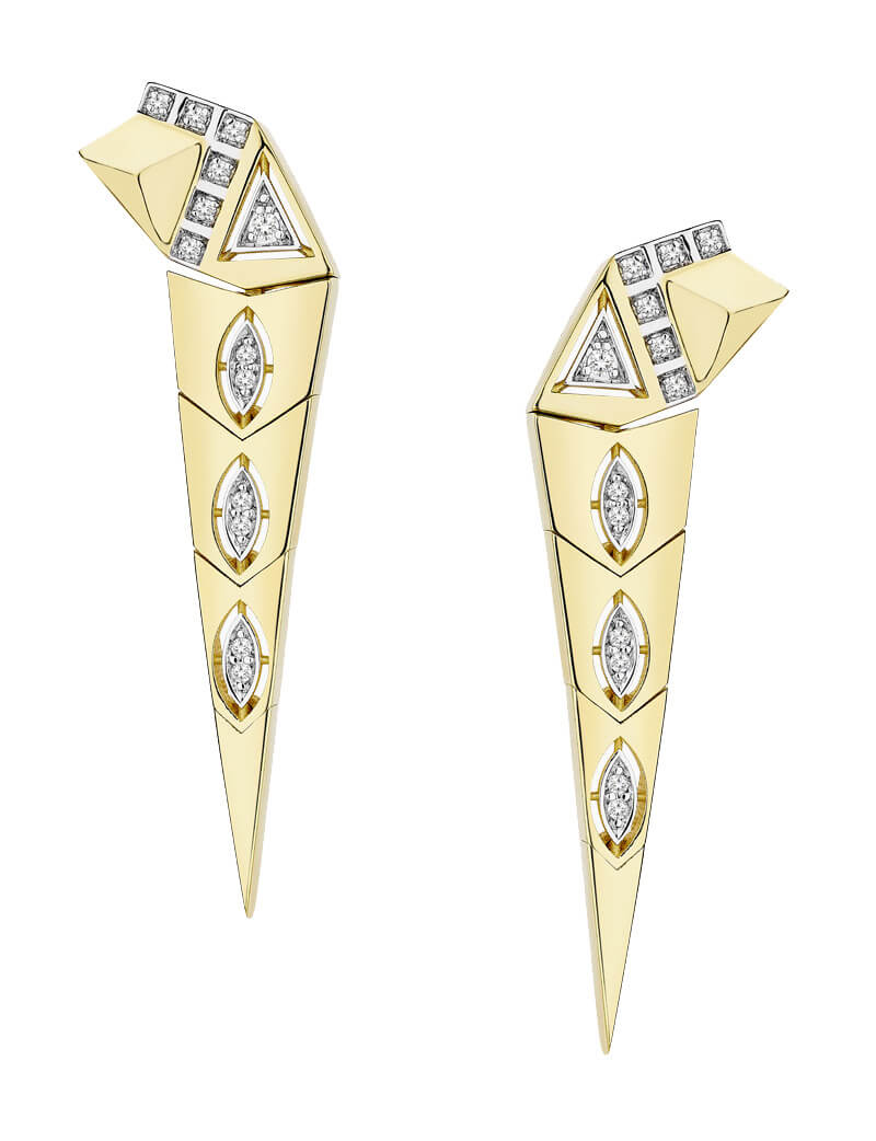 Focus Diamond Küpe - Aven & Laurel